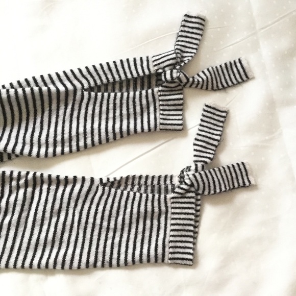 Striped Tied-Sleeved Sweater - Picture 5 of 6